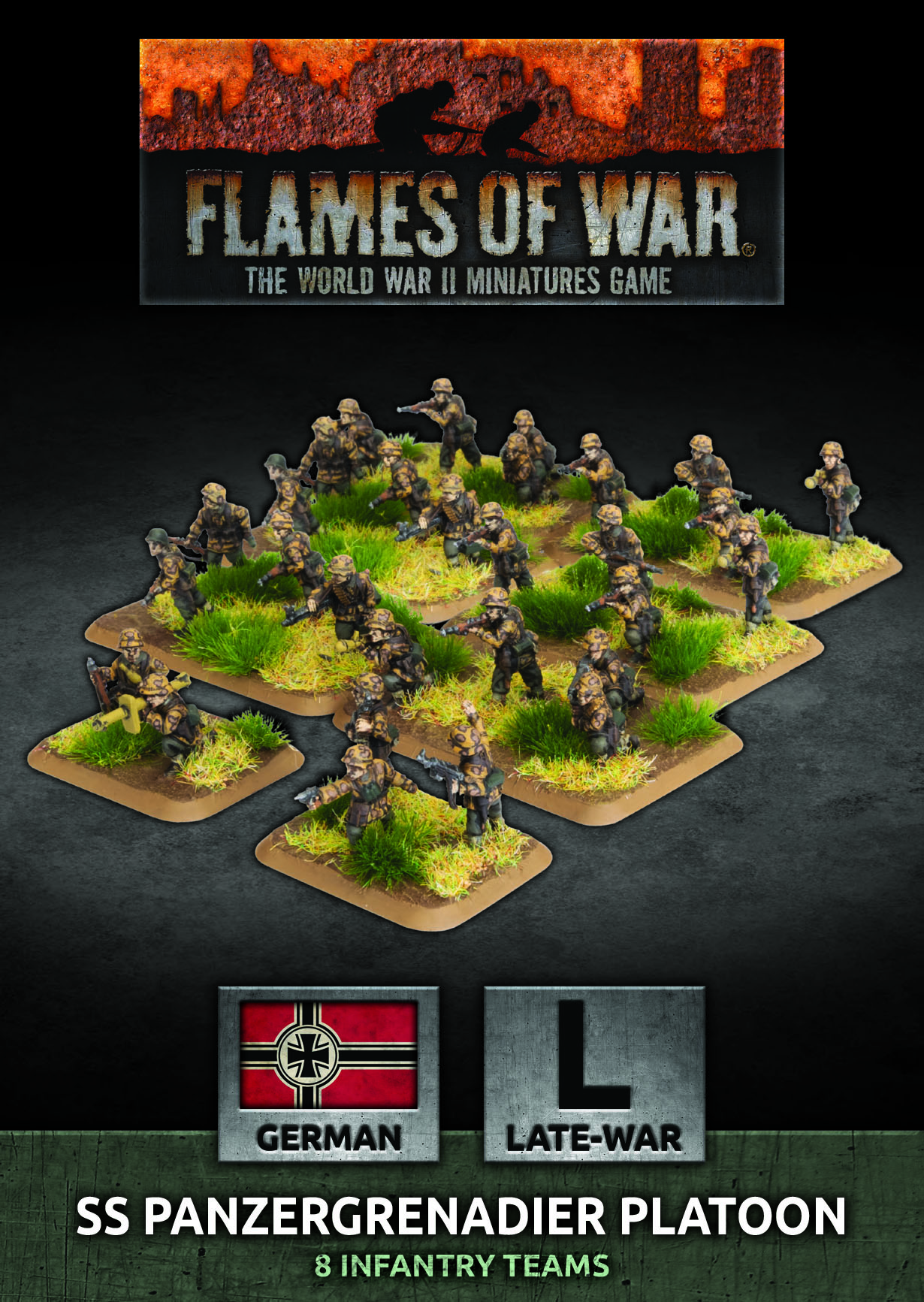 SS Panzergrenadier Platoon (Plastic) (GBX141)