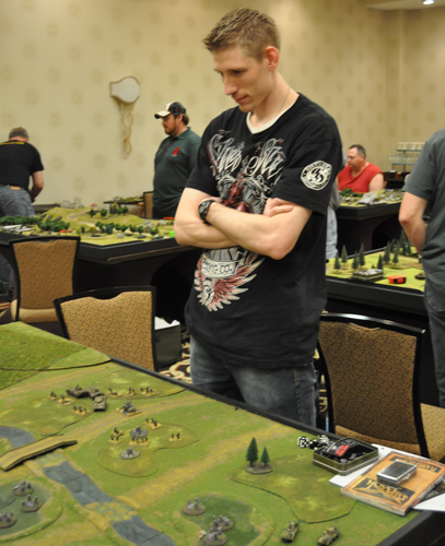 Shawn at the gaming tables Shawn at the gaming tables