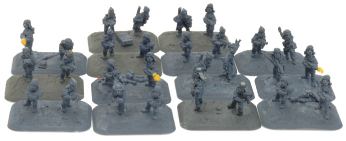 SAS patrol on foot