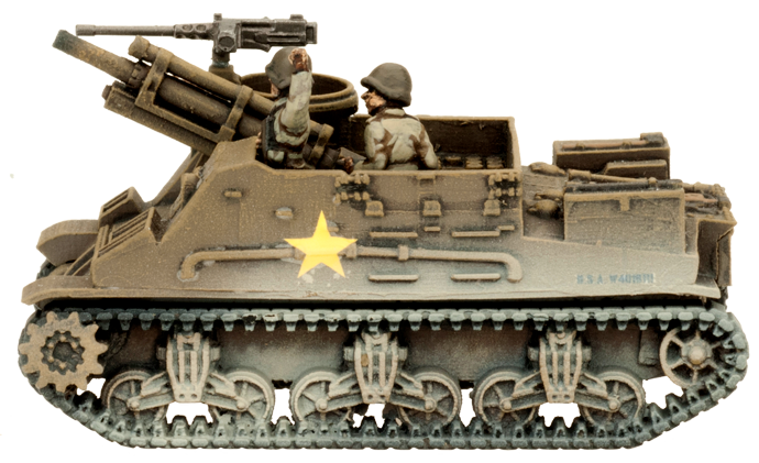 M7 Priest Artillery Battery x3 Plastic Battlefront Miniatures 