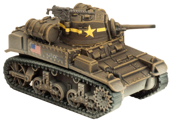 M3 Stuart Light Tank Platoon (Plastic) (UBX56)