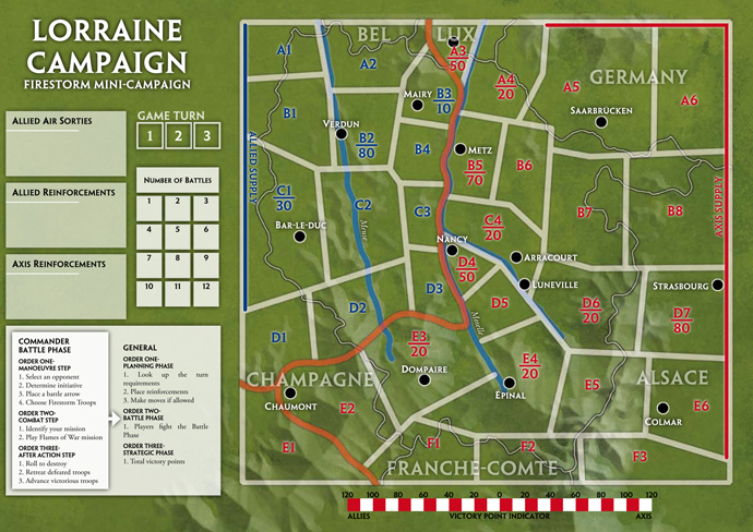Lorraine Campaign Map