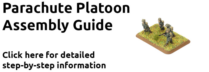 Click here to learn how to assemble the Parachute Platoon here...
