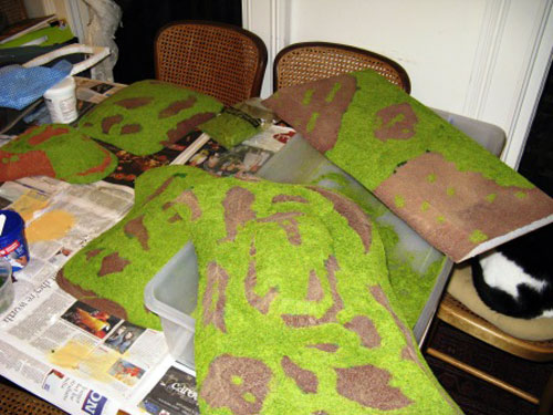 Finished hills and overlays.