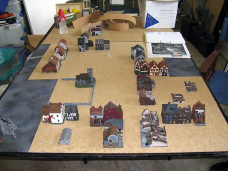 A town layout.