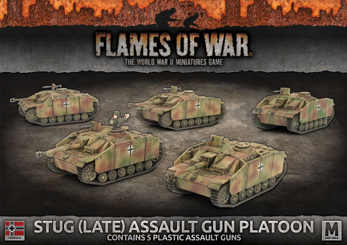 StuG (Late) Assault Gun Platoon (Plastic) (GBX123)