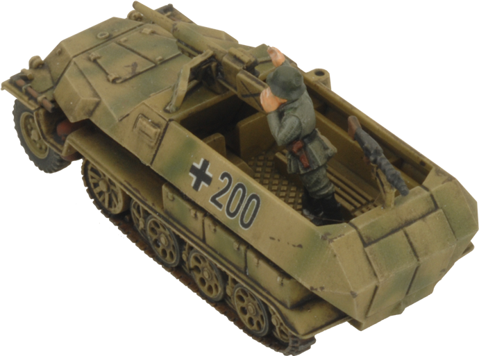 Sd Kfz 251 Half-Tracks (Plastic) (GBX124)