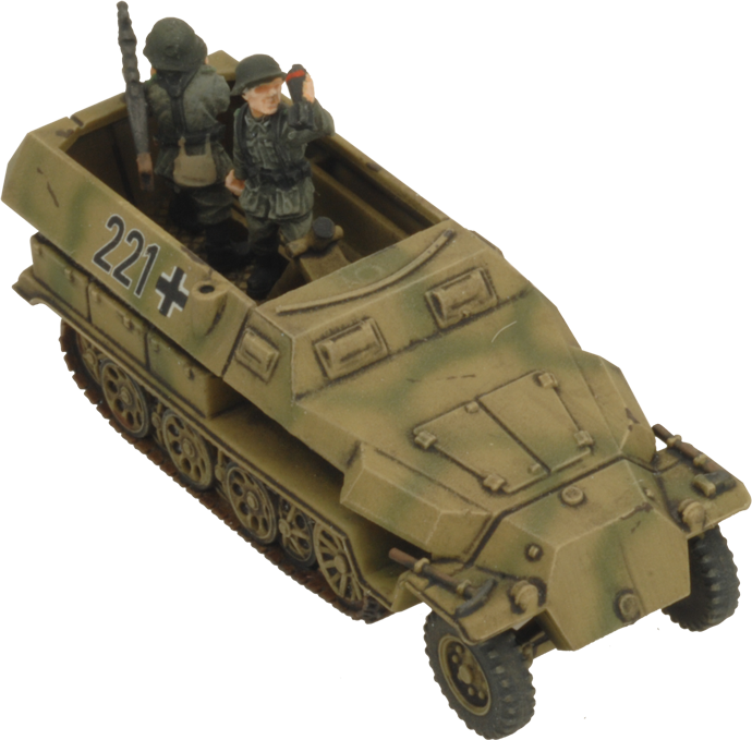 Sd Kfz 251 Half-Tracks (Plastic) (GBX124)