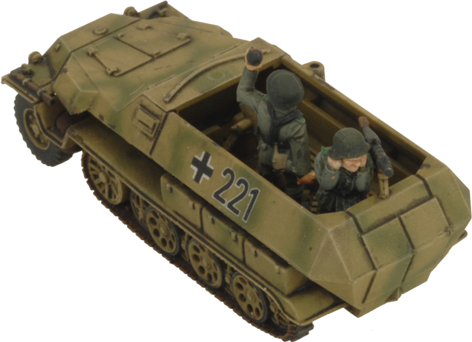 Sd Kfz 251 Half-Tracks (Plastic) (GBX124)