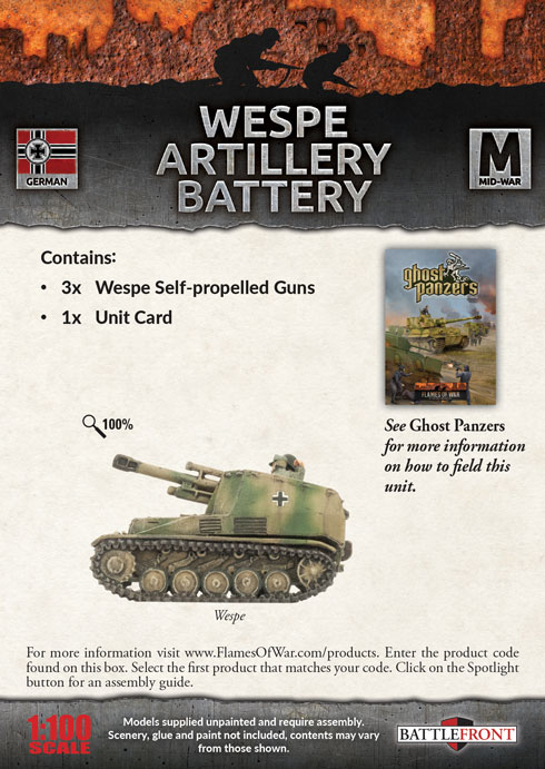 Wespe Artillery Battery (GBX132)