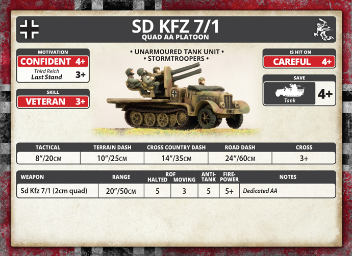 Sd Kfz 7/1 Quad AA Platoon (GBX134)