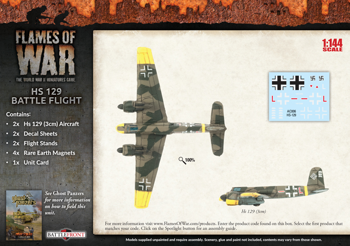 HS 129 Battle Flight (GBX135) 