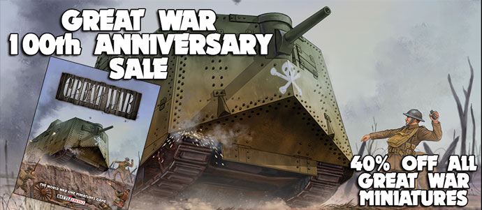 Great War 100th Anniversary Sale