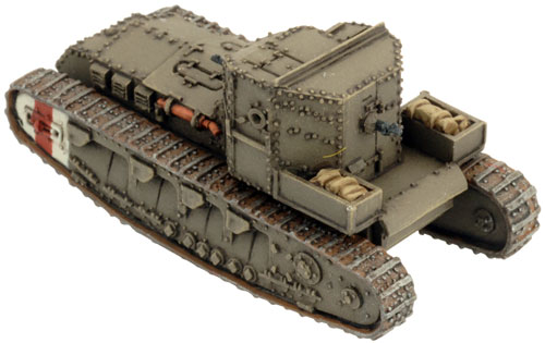 Wargames 10mm WW1 Resin British Medium Mark A Whippet Tank Platoon x 4 Tanks 