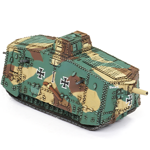 Painting the WWI German AV7 Tank: The Art of Enamel Washes