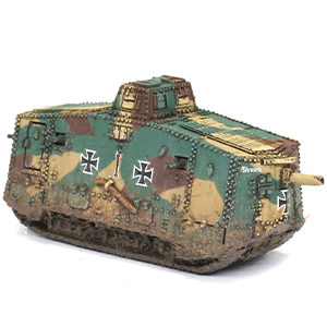 Painting the WWI German AV7 Tank: How To Create Realistic Mud Effects on Tanks