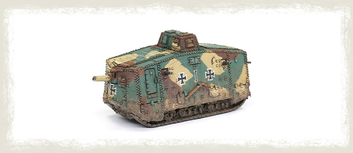 Painting the WWI German AV7 Tank: How To Create Realistic Mud Effects on Tanks