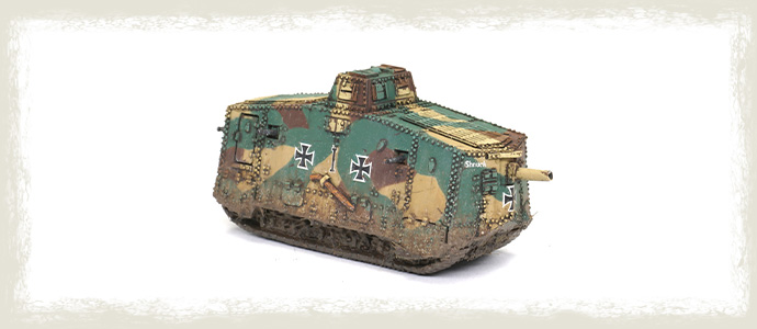 Painting the WWI German AV7 Tank: How To Create Realistic Mud Effects on Tanks