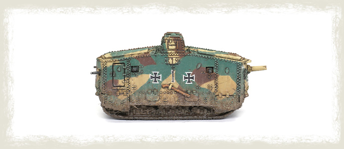 Painting the WWI German AV7 Tank: How To Create Realistic Mud Effects on Tanks