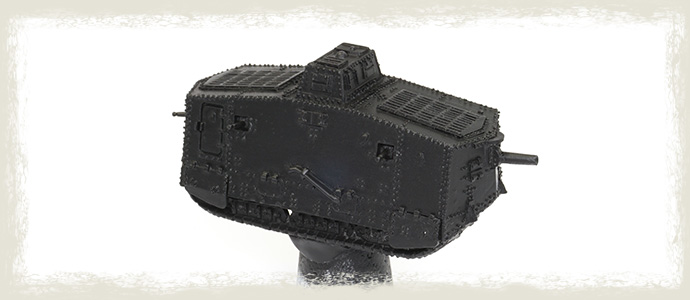Painting the WWI German AV7 Tank: The Art of Enamel Washes