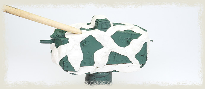 Painting the WWI German AV7 Tank: The Art of Enamel Washes