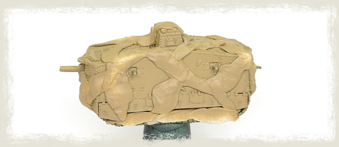 Painting the WWI German AV7 Tank: The Art of Enamel Washes