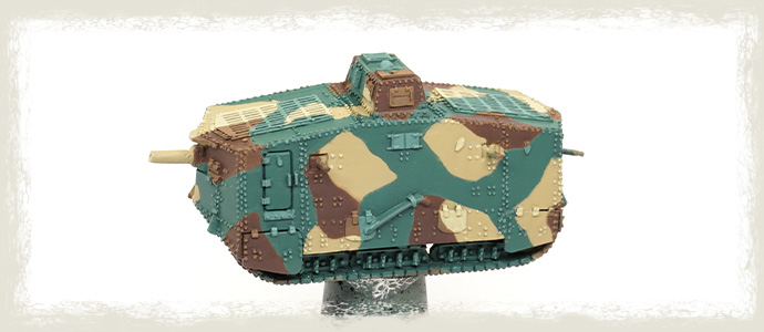 Painting the WWI German AV7 Tank: The Art of Enamel Washes