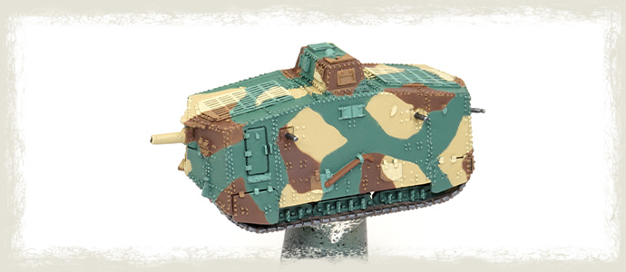 Painting the WWI German AV7 Tank: The Art of Enamel Washes