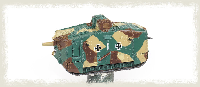 Painting the WWI German AV7 Tank: The Art of Enamel Washes