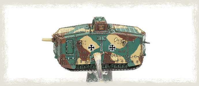 Painting the WWI German AV7 Tank: The Art of Enamel Washes