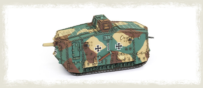 Painting the WWI German AV7 Tank: The Art of Enamel Washes
