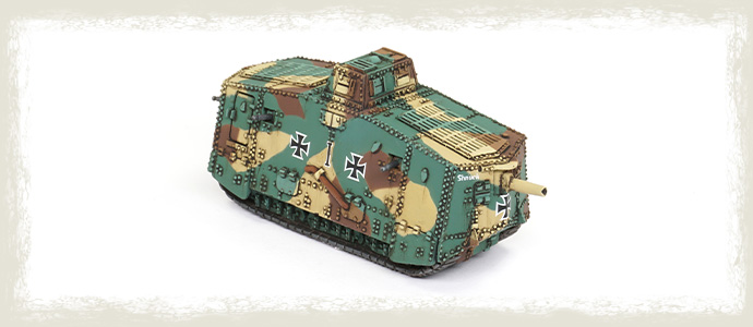 Painting the WWI German AV7 Tank: The Art of Enamel Washes