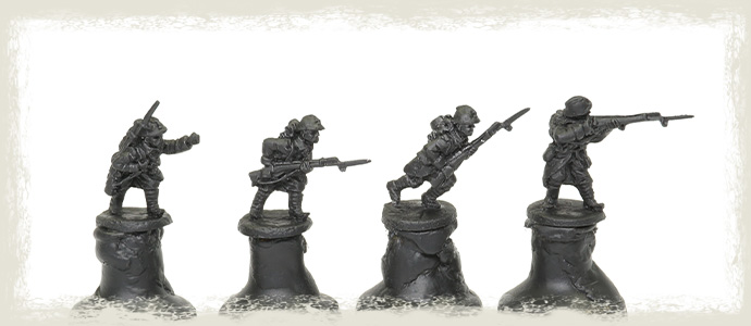 Painting WWI French Fusiliers: Combining Quick Washes and Advanced Layering