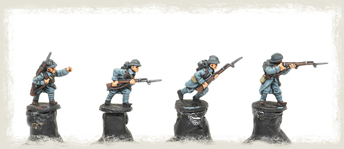 Painting WWI French Fusiliers: Combining Quick Washes and Advanced Layering