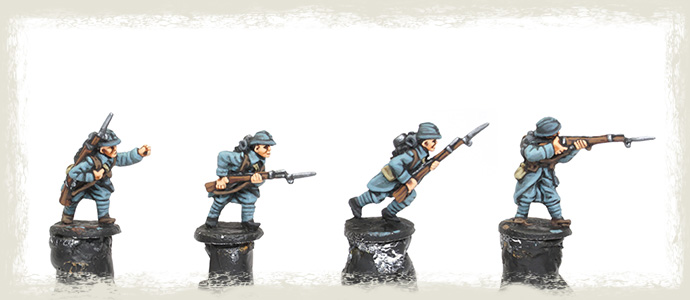 Painting WWI French Fusiliers: Combining Quick Washes and Advanced Layering