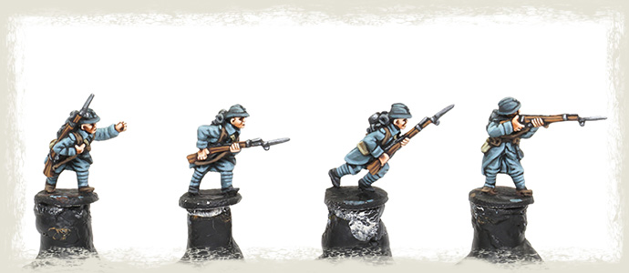 Painting WWI French Fusiliers: Combining Quick Washes and Advanced Layering