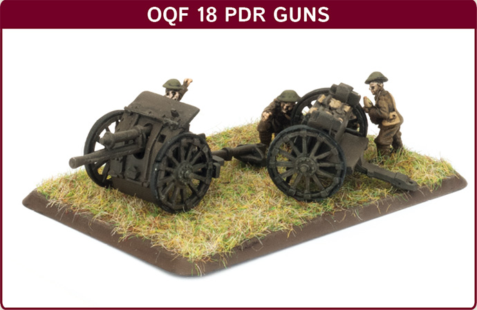 GBR572 OQF 18 Pdr Guns