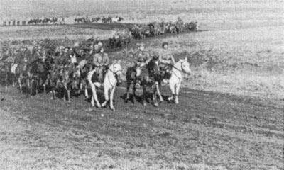 Romanian Cavalry on the March