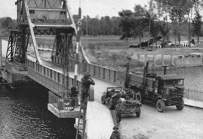 Pegasus Bridge a few days after the battle.