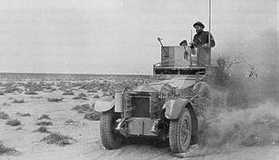 A Rolls Royce Armoured Car of the 11th Hussars