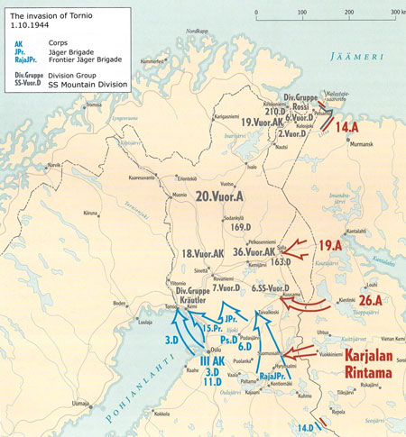 The Invasion of Tornio, Source: Sotatoimet p.290