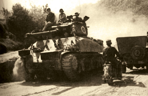 South African 76mm gun Sherman tank