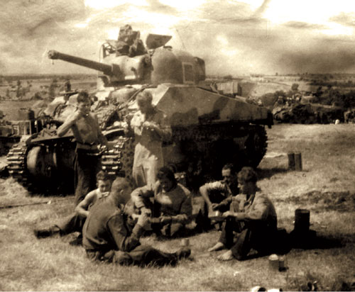 South African Sherman V tank