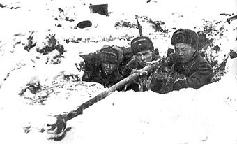 Soviet anti-tank rifle team