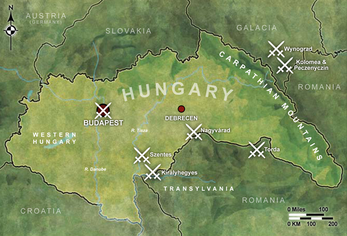 1st, 7th and 10th Assault Gun Battalions Actions in Hungary