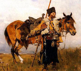 Mounted Cossack Warrior