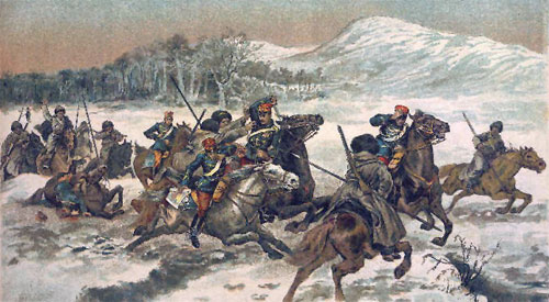Cossacks vs Japanese Cavalry in 1904