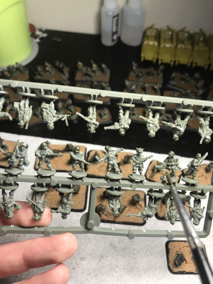 Painting On The Sprue