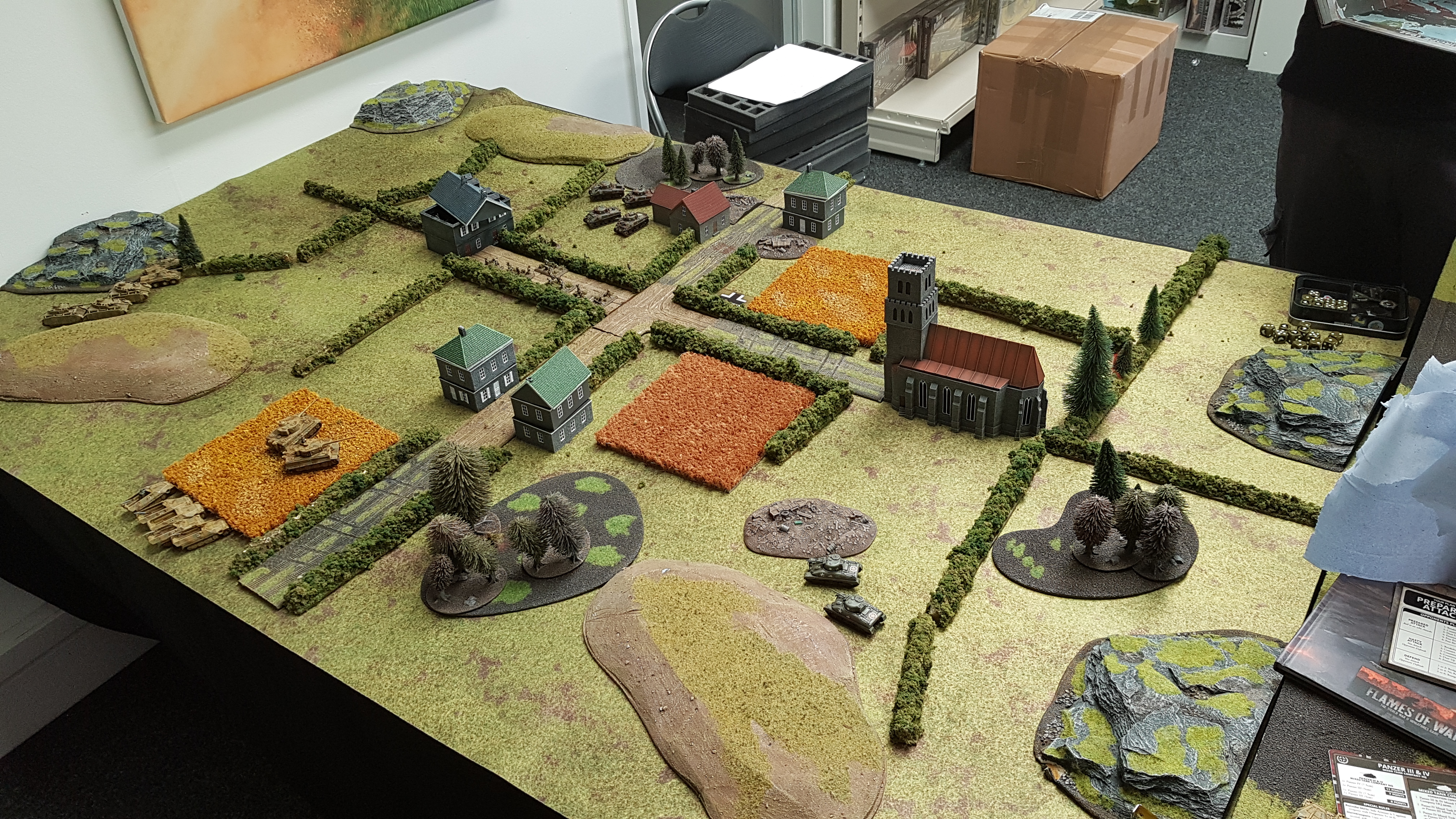 After Action Report - Tim A and Chris, British Armoured Vs US Paratroopers 50 points