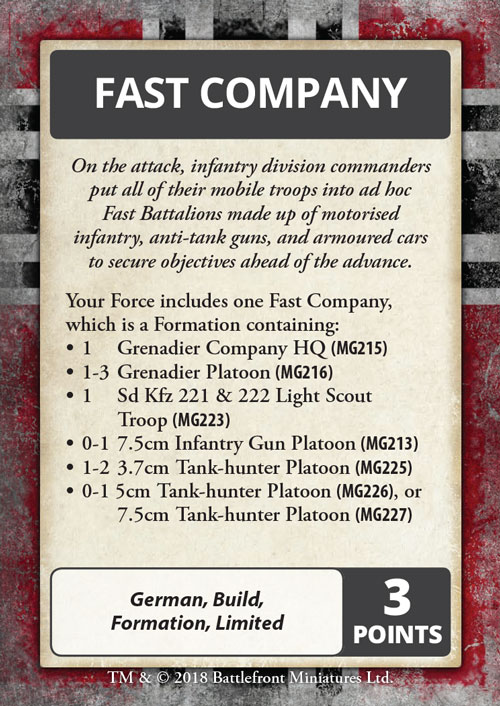 Iron Cross Command Cards (FW247C)